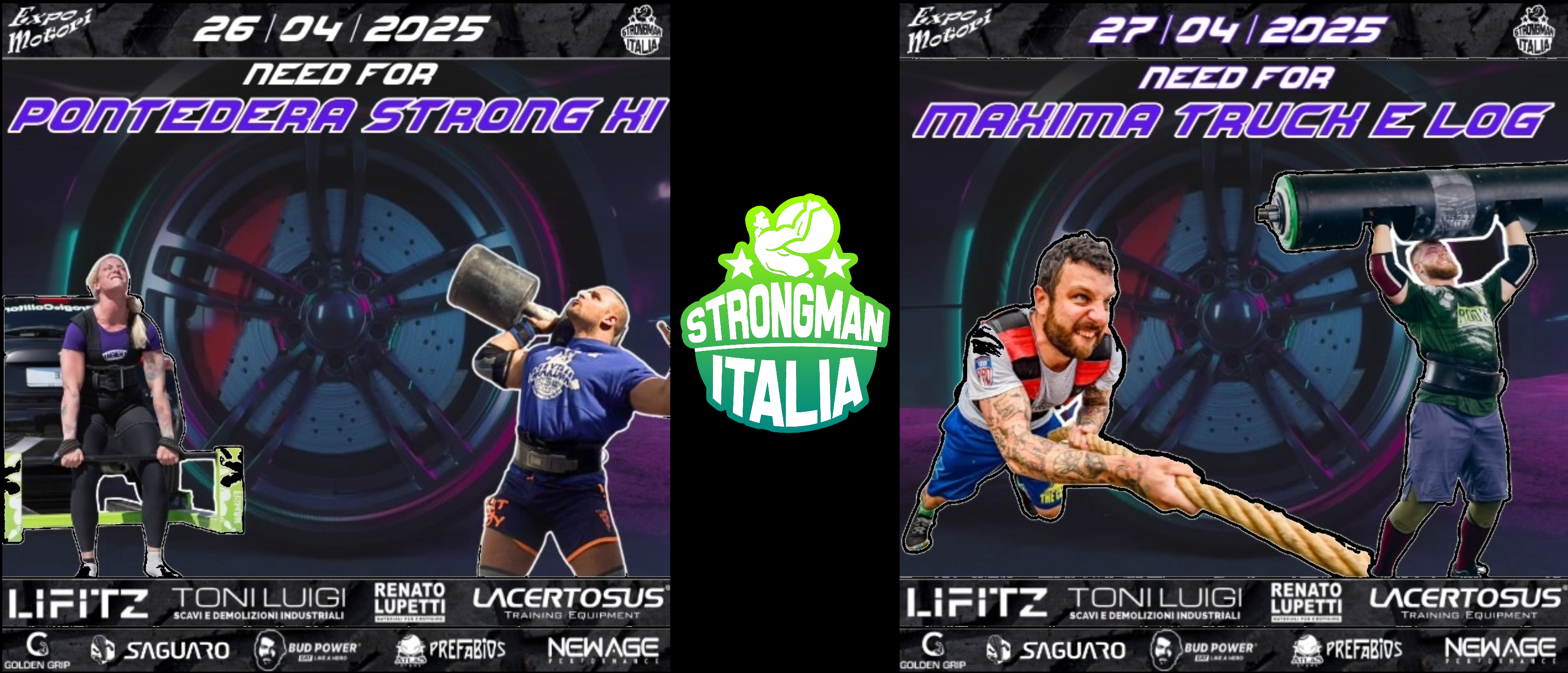 PONTEDERA STRONG 2025 E MAXIMA TRUCK PULL E LOG LIFT - ISCRIZIONI APERTE!!!